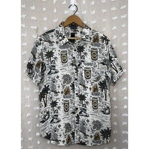 Imperial Motion Cerveza Beer Hawaiian Shirt Men’s Small